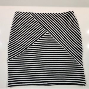 Forever 21 Striped Mini Skirt